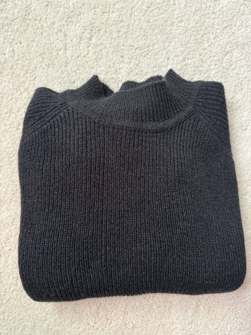 H&M Black Off-the-Shoulder Cold-Shoulder Knit Sweater - Picture 11 of 11